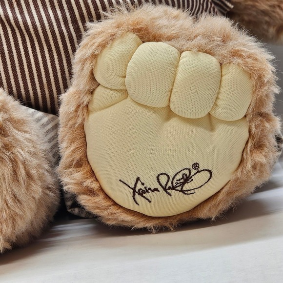 Vintage 1984 Furskins Dudley 22" Teddy Bear Overalls Plush‎ Stuffed Animal - Picture 5 of 14